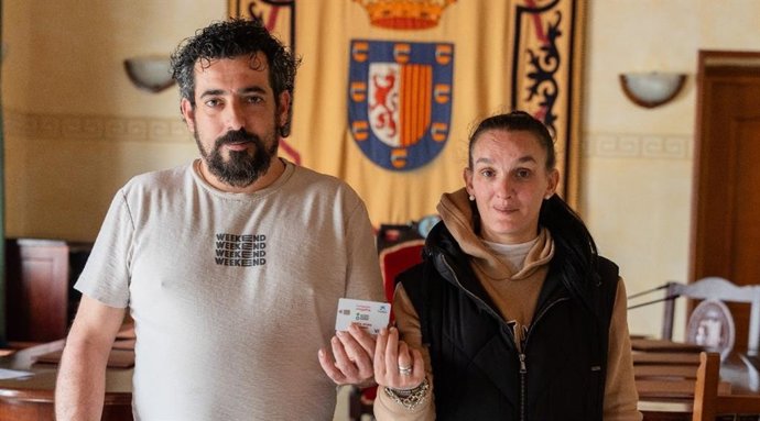 Beneficiarios de las tarjetas que ha repartido Acción contra el hambre con el apoyo de la Fundación Mapfre.