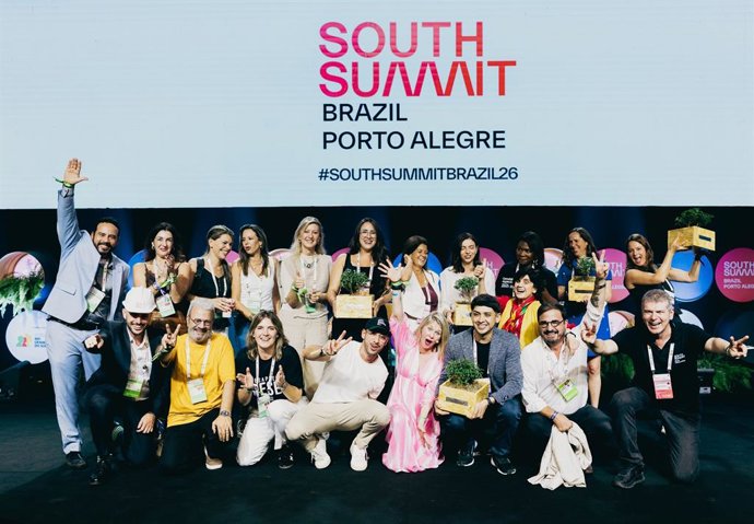 Foto de la ceremonia de clausura de South Summit Brazil 2026.