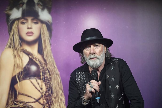 El presidente de Live Nation, Pino Sagliocco, durante la rueda de prensa con motivo del anuncio de la residencia de Shakira en Europa