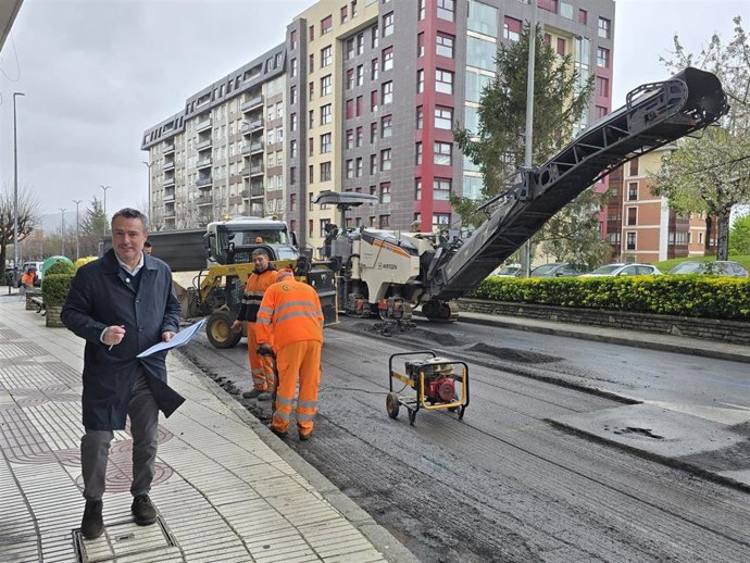 El concejal de Obras para los Barrios y la Ciudad, Jon Andoni Uria.