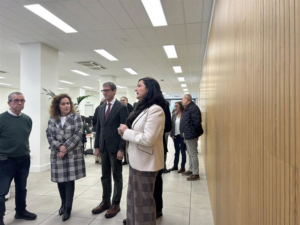El presidente del Gobierno, Gonzalo Capellán; y la delegada del Gobierno, Beatriz Arraiz