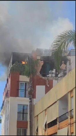 Explosión en un hotel de Almuñécar (Granada).