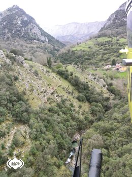 Rescatada una menor en Peñamellera Alta.