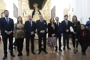 La delegada del Gobierno andaluz en Málaga, Patricia Navarro, visita la Semana Santa de Antequera