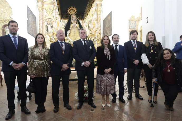 La delegada del Gobierno andaluz en Málaga, Patricia Navarro, visita la Semana Santa de Antequera
