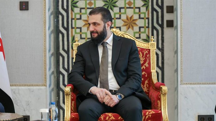 Archivo - El presidente de Siria, Ahmed al Shara