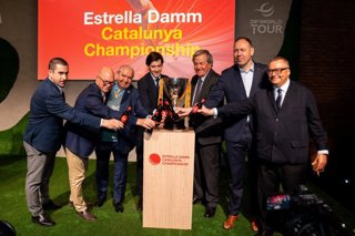 Presentación del Estrella Damm Catalunya Championship en la Antiga Fàbrica de Estrella Damm en Barcelona