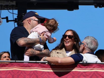 Anabel Pantoja comparte el Lunes Santo con Kiko Rivera y Lola García