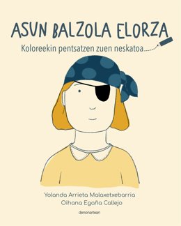 Portada del álbum Asun Balzola Elorza: Koloreekin pentsatzen zuen neskatoa.