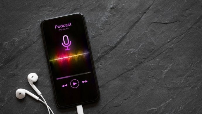 Imagen de archivo de un pódcast.