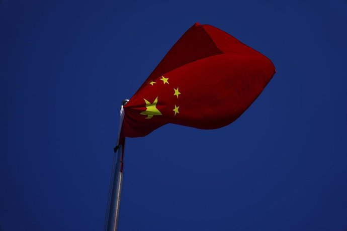 Archivo - Bandera de China en una imagen de archivo