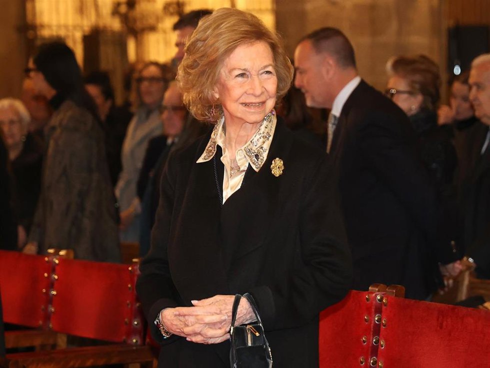 La Reina Sofía asiste al concierto anual de Pascua, en la Catedral Basílica de Santa María de Mallorca