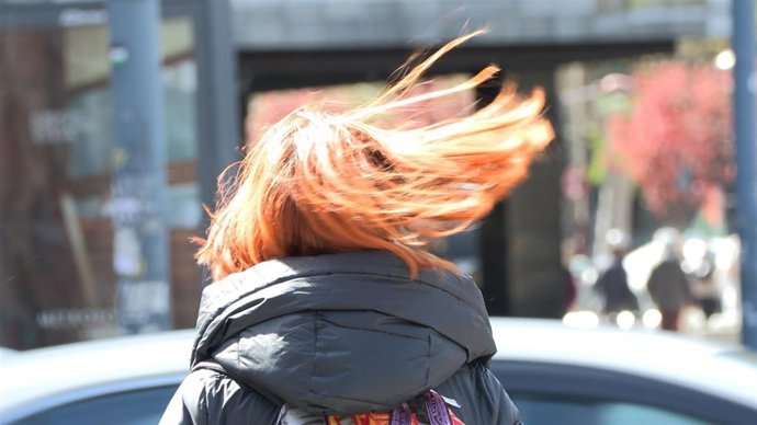 Fuerte racha de viento