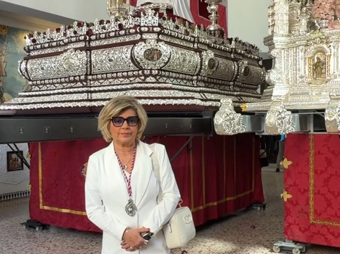 Terelu Campos visita al Cautivo en Málaga