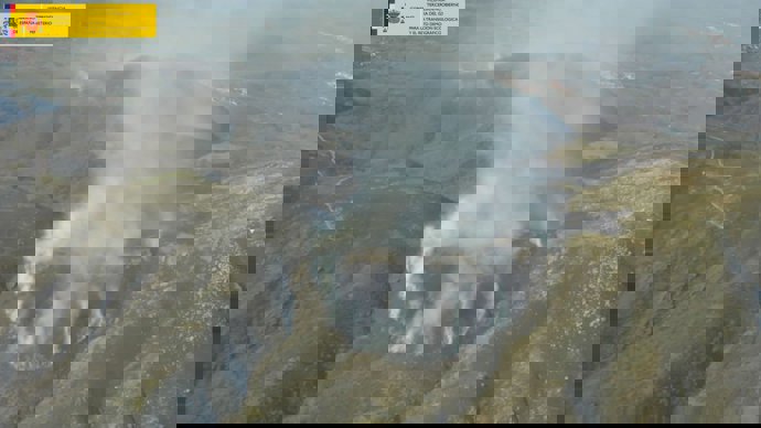 Incendio en Losar de la Vera (Cáceres). 