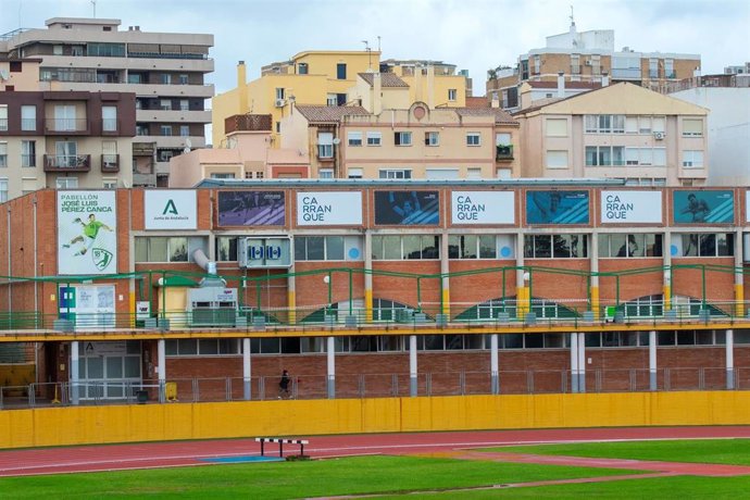 Archivo - Imagen de archivo del Pabellón Pérez Canca de la Ciudad Deportiva Javier Imbroda de Málaga.
