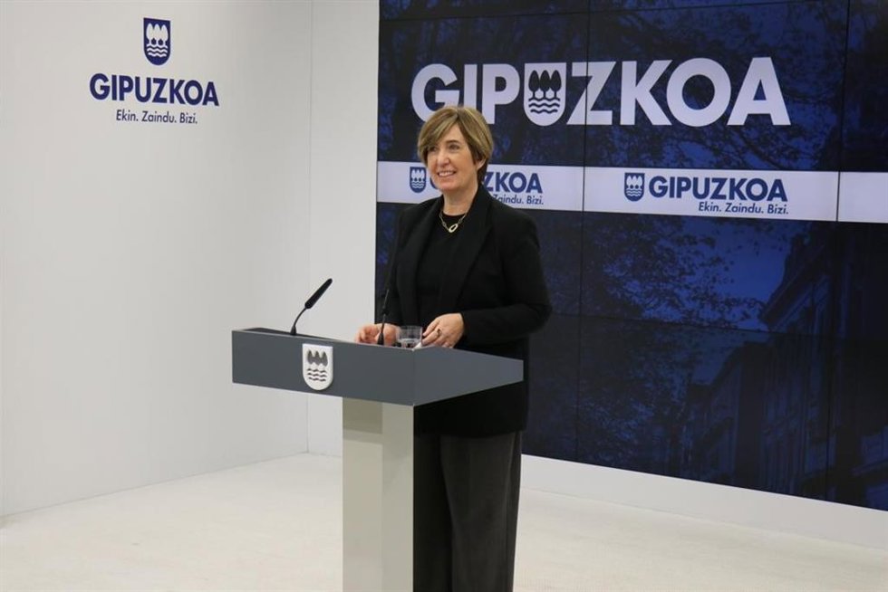 La portavoz de la Diputación Foral de Gipuzkoa, Irune Berasaluze
