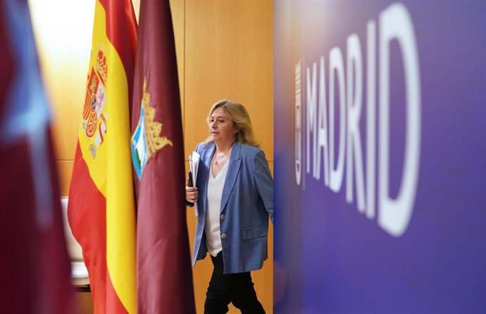 Madrid pondrá a disposición 10.000 efectivos de seguridad y emergencia durante la visita del Papa León XIV Archivo - Portavoz municipal, Inma Sanz, en la rueda de prensa posterior a la Junta de Gobierno