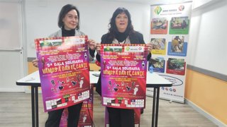 Natalia Briongos (izda) y Susana Torre presentan la gala solidaria 'Vamos a dar el Cante'
