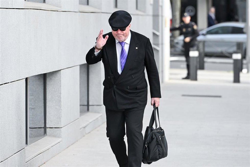El excomisario José Manuel Villarejo, a su llegada a la Audiencia Nacional, a 4 de marzo de 2026, en Madrid (España). 