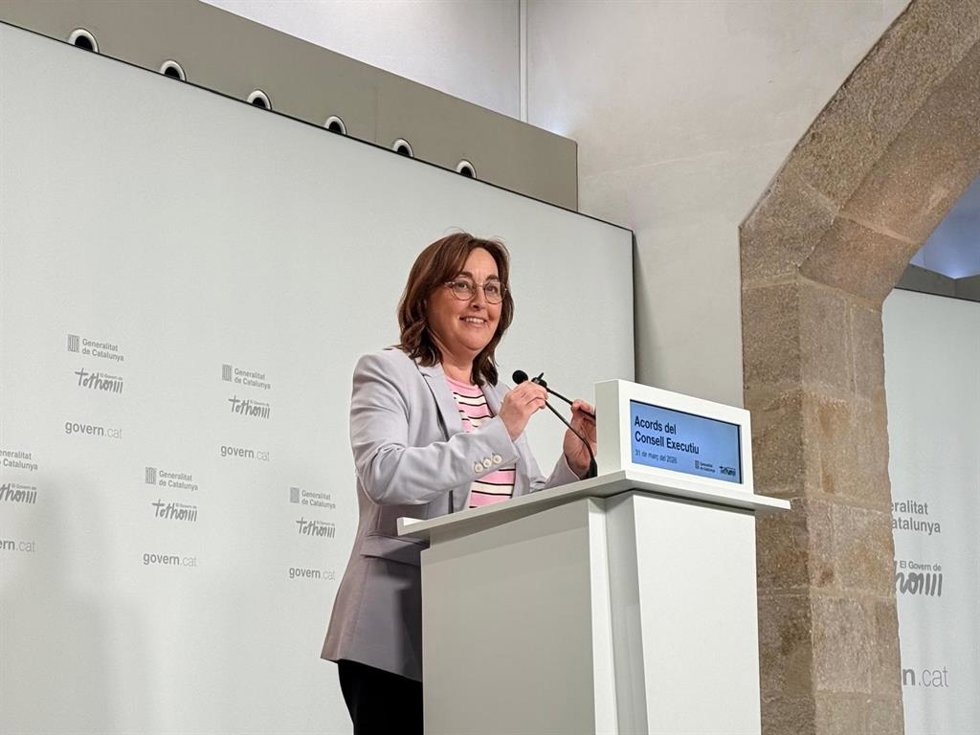 La consellera de Territorio, Vivienda y Transición Ecológica de la Generalitat y portavoz del Govern, Sílvia Paneque