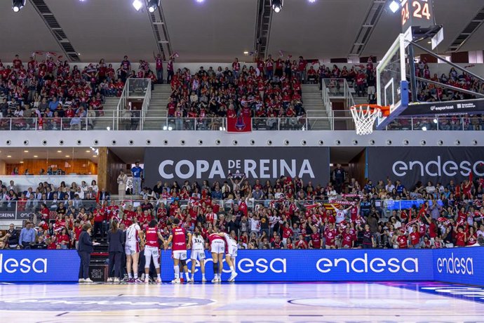 Imagen de la grada del Palau d'Esports Catalunya de Tarragona durante la Copa de la Reina de baloncesto 2026