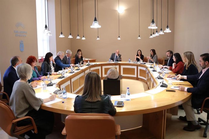 Junta de portavoces del Parlamento de Galicia.