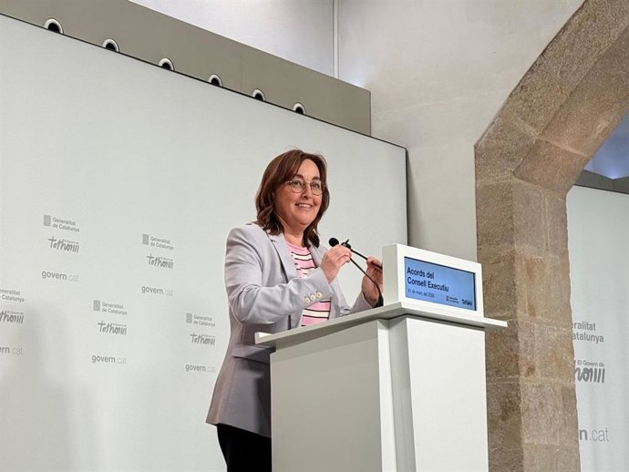 La consellera de Territorio, Vivienda y Transición Ecológica de la Generalitat y portavoz del Govern, Sílvia Paneque