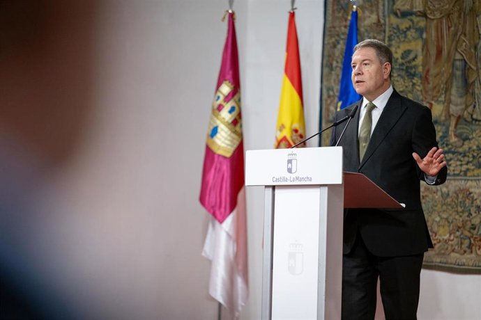 Archivo - El presidente de Castilla-La Mancha, Emiliano García-Page, en una imagen de archivo.