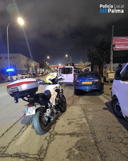 La Policía Local de Palma detiene a un coche en el Camino de los reyes que acumulaba varias multas y estaba dado de baja.