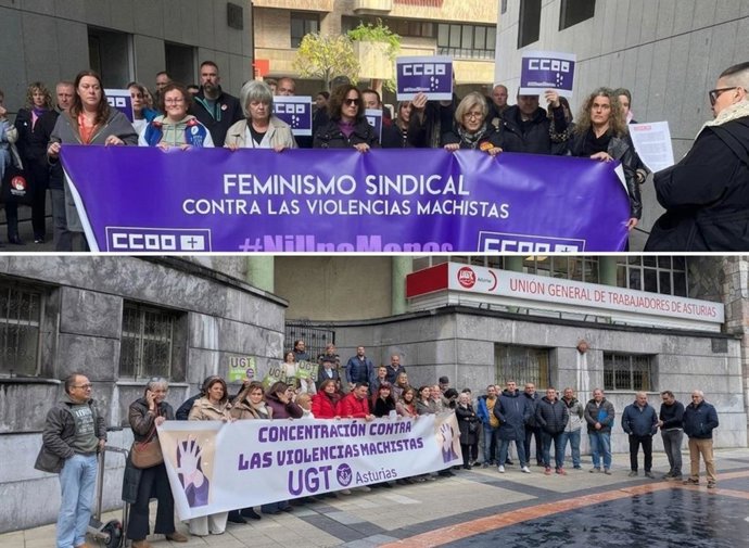 Concentraciones de CCOO y de UGT