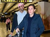 Foto: Ana Boyer y Fernando Verdasco vuelven a Doha tras varias semanas refugiándose de la guerra en Madrid