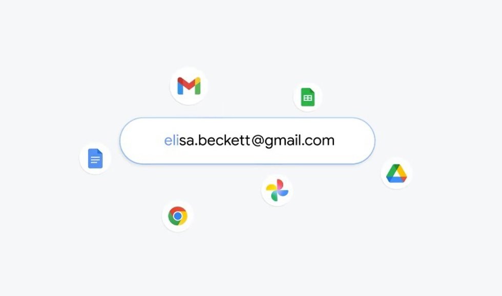Correo electrónico de Gmail vinculado a la Cuenta de Google