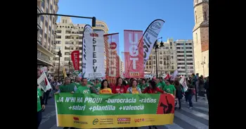 Docents en vaga advertixen que si Educació no negocia millores, "al maig el curs s'acaba" a la Comunitat Valenciana
