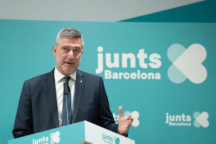 Archivo - El president de Junts a l'Ajuntament de Barcelona, Jordi Martí