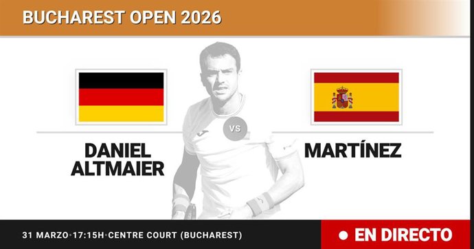 Daniel Altmaier - Pedro Martinez: resumen y estadísticas del partido de Dieciseisavos de final de Bucharest Open
