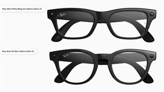 Las gafas inteligentes Ray-Ban Meta Blayzer Optics (Gen 2) y Ray-Ban Meta Scriber Optics (Gen 2).