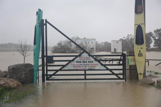 Archivo - Imagen de la barriada de La Corta en Jerez de la Frontera (Cádiz) inundada tras el desbordamiento del río Guadalete a su paso por la localidad. A 5 de febrero de 2026, en Jerez de la Frontera, Cádiz (Andalucía, España).