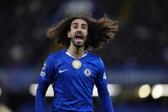 Archivo - El internacional español del Chelsea Marc Cucurella, durante un encuentro.