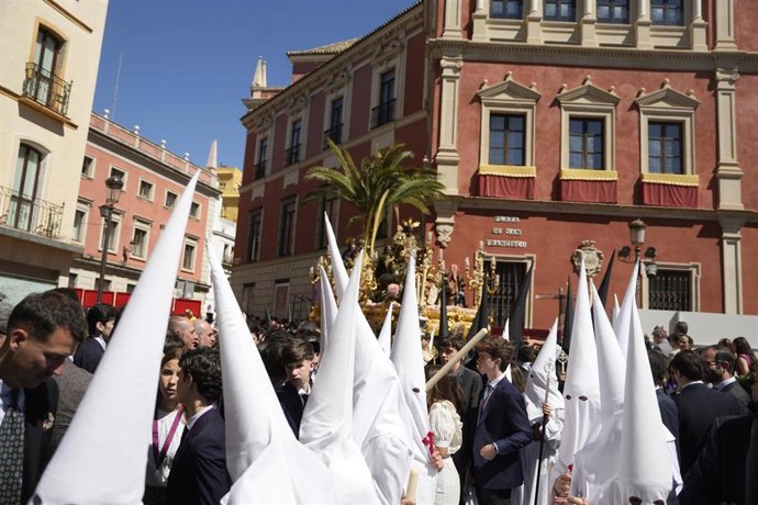 Imágenes de las procesiones que salen el Domingo de Ramos en Sevilla. A 29 de marzo del 2026 en Sevilla (Andalucía. España) 