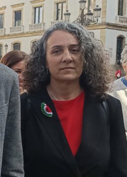 La candidata al Parlamento andaluz por Córdoba de Por Andalucía, Rosa María Rodríguez.