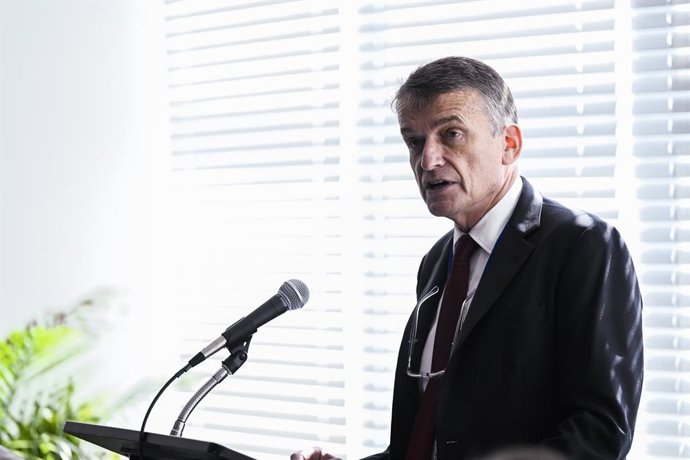 Archivo - June 8, 2022, NEW YORK, UNITED STATES: Christian Saunders, United Nations Assistant Secretary-General for Supply Chain Management pictured during the Opening of the seminar: United Nations Opportunities in Operational Logistical Support, in New 