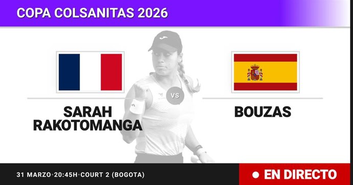 Sarah Rakotomanga - Jessica Bouzas Maneiro: resumen y estadísticas del partido de Dieciseisavos de final de Copa Colsanitas