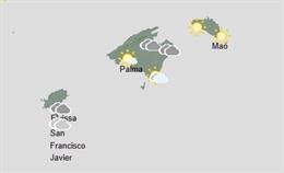 El tiempo hoy, miércoles 1 de abril, en Baleares.