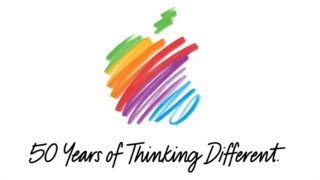 Apple celebra sus 50 años con el lema: "50 años pensando diferente"