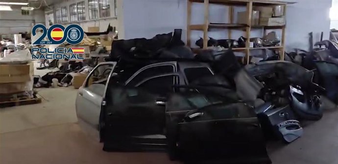La Policía Nacional desarticula una organización criminal dedicada al robo de vehículos por encargo para su posterior despiece