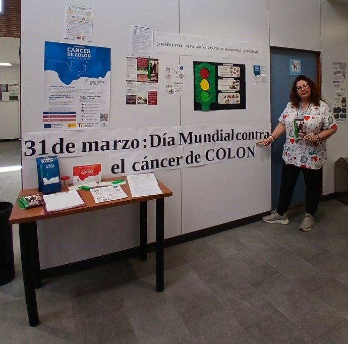 Málaga-Guadalhorce desarrolla actividades informativas sobre el programa de cribado de cáncer de colon