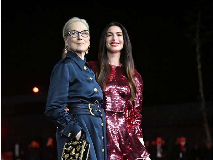 Meryl Streep y Anne Hathaway en México.