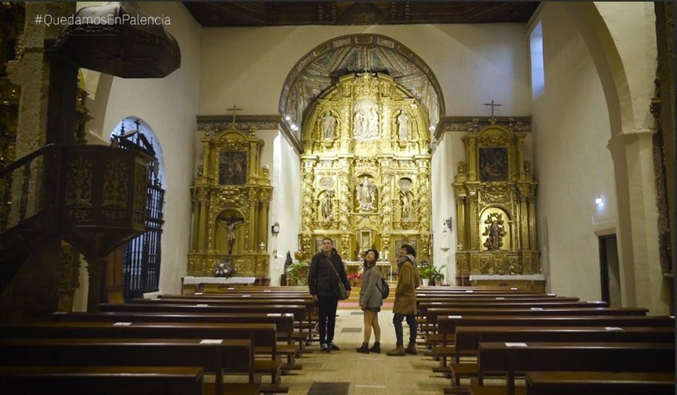 Uno de los cinco templos del Museo Territorial de Campos del Renacimiento de Palencia.
