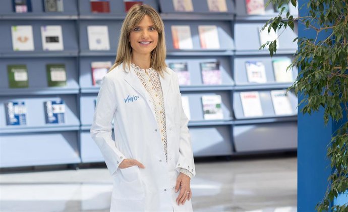 La investigadora del Grupo de Tumores Genitourinarios (no próstata), del Sistema Nervioso Central (SNC), Sarcomas y Tumores de origen desconocido del Vall d’Hebron Instituto de Oncología (VHIO), oncóloga y última firmante del estudio, Cristina Suárez